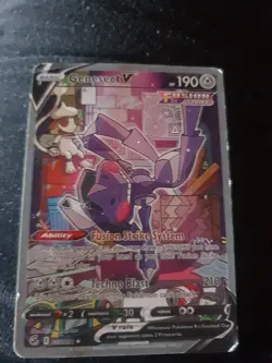 Pokemon TCG Genesect V Fusion Strike 255/264 Holo Full Art Ultra Rare - Image 1