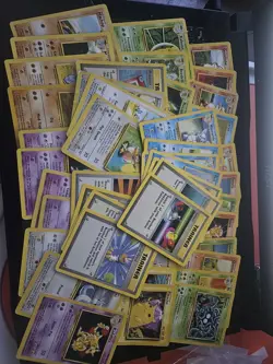 Pokemon 1999 Vintage Base Set Non-Holo Card Bundle X59 No duplicates! - Image 1
