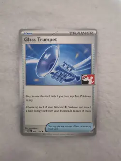 Pokemon Prize Pack Series 7 Glass Trumpet 135/142 - PLAY STAMP Stellar Crown - Image 1