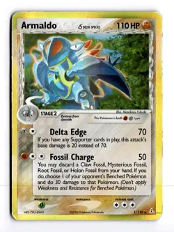 Armaldo 1/110 EX Holon Phantoms Holo Rare Pokemon Heavy Play+ - Image 1