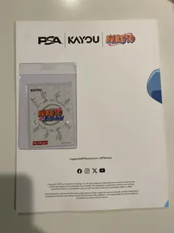 PSA Magazine + Kayou Naruto Uzumaki Promo Card NRSA-PR-003 December 2025 Edition - Image 2