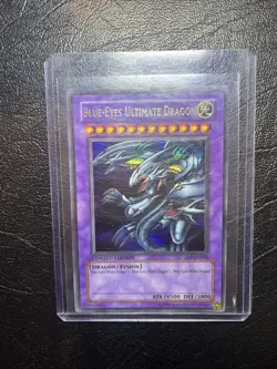 Blue-Eyes Ultimate Dragon LIMITED ED Secret Rare JMP-EN005 Yu-Gi-Oh! LP - Image 1