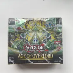 YuGiOh Age of Overlord : Sealed Booster Box of 24 Packs : 1st Edition IN HAND - Image 1