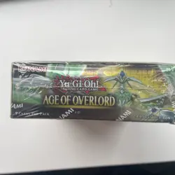 YuGiOh Age of Overlord : Sealed Booster Box of 24 Packs : 1st Edition IN HAND - Image 5