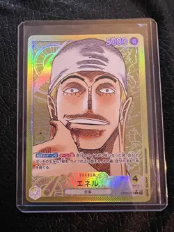 One Piece TCG OP05-098 Leader Alternative Art Enel Card Japanese Edition - Image 1