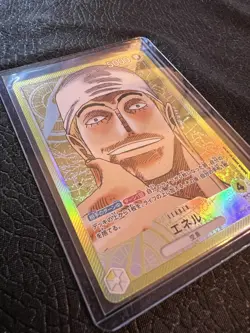 One Piece TCG OP05-098 Leader Alternative Art Enel Card Japanese Edition - Image 3