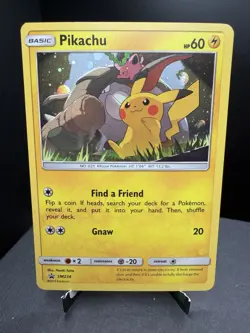 Pokemon TCG Sun & Moon Pikachu SM234 Black Star Promo Cosmos Holo NM! - Image 1