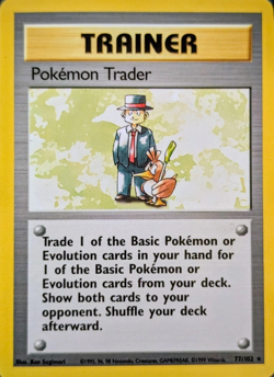 1999 Pokemon TCG - Pokemon Trader - Base Set - Uncommon Card - 77/102 - Image 1