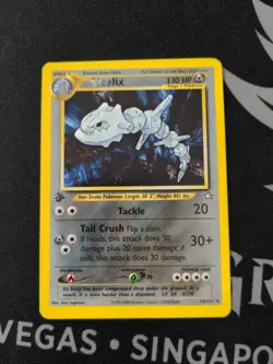 Pokemon TCG Neo Genesis #015/111 Steelix 1st Edition MP Nice - Image 1