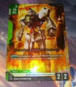 Gundam AGE-1 Normal LR - GD02-021 - Dual Impact Gundam TCG Card Game - Image 1