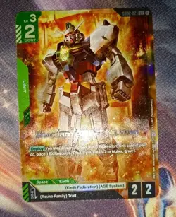 Gundam AGE-1 Normal LR - GD02-021 - Dual Impact Gundam TCG Card Game - Image 2