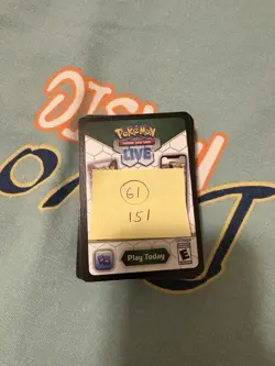 Lot of (61) Pokemon TCG Online Code Cards Send by eBay Message 151 See Picture - Image 1