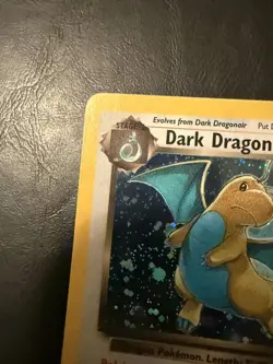 Dark Dragonite 5/82 Team Rocket Unlimited Holo Vintage WOTC Pokemon Card - Image 4
