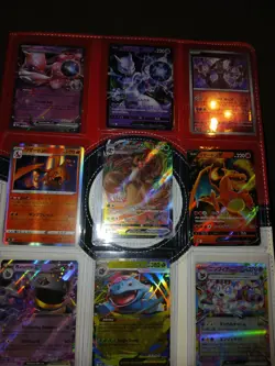 Pokemon TCG Card Lot Of 90 Cards with binder - Image 3