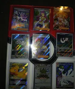 Pokemon TCG Card Lot Of 90 Cards with binder - Image 4