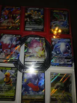 Pokemon TCG Card Lot Of 90 Cards with binder - Image 5