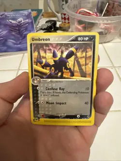 Pokemon TCG Umbreon Card 24/100 Sandstorm, Regular, Non-Holo, E-Reader, 2003 - Image 1