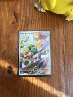 Pokemon TCG Bulbasaur Stellar Crown Illustration Card 143/142 - Image 1