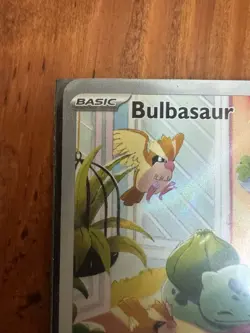 Pokemon TCG Bulbasaur Stellar Crown Illustration Card 143/142 - Image 3