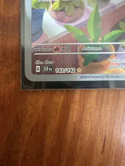 Pokemon TCG Bulbasaur Stellar Crown Illustration Card 143/142 - Image 4