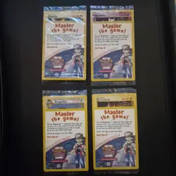 1999 Pokemon First Movie Set x4 Vintage Sealed LP WB Black Star Promo Cards 2 - Image 1