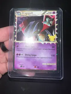 Miscut Error Dragapult (Prime) SWSH132 Promo Holo SWSH Promo Card NM - Image 1