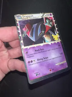 Miscut Error Dragapult (Prime) SWSH132 Promo Holo SWSH Promo Card NM - Image 3