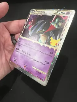 Miscut Error Dragapult (Prime) SWSH132 Promo Holo SWSH Promo Card NM - Image 4