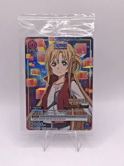 Union Arena TCG Release Event Winner Card Foil Asuna UEPR/SAO-2-040 - Image 1