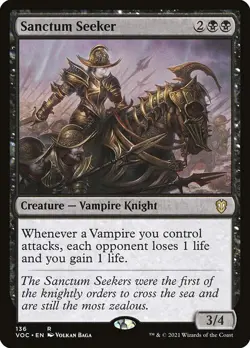 1x Sanctum Seeker NM Eng MTG - Crimson Vow Commander - Image 1