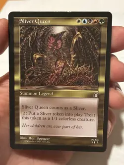 Sliver Queen Stronghold MTG Magic the Gathering LP Reserved List - Image 1