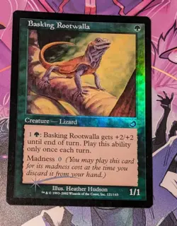 MTG *FOIL * Torment Common BASKING ROOTWALLA SP - Image 1