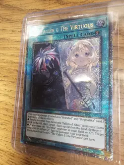 CH01-EN019 The Fallen & The Virtuous : Starlight Rare Card : 1st Edition YuGiOh - Image 2