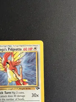 Pokemon Vintage Non Holo Rare Koga's Pidgeotto Gym Challenge 27/132 WotC - NM - Image 4