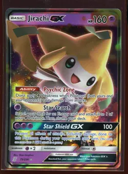 Jirachi GX Holo 79/235 NM Sun Moon Unified Minds Pokemon - Image 1