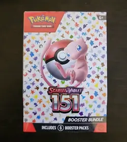 Pokemon Scarlet Violet 151 Booster Bundle 6-Pack, Factory-Sealed Box - Image 1