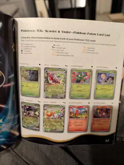 Pokemon Paldean Fates TCG Player's Guide Book - ETB fresh, rare and unused! - Image 3