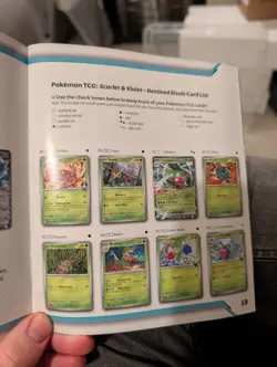 Pokemon Destined Rivals TCG Player's Guide Book - ETB fresh, rare and unused! - Image 3