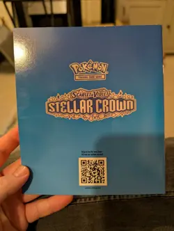 Pokemon Stellar Crown TCG Player's Guide Book - ETB fresh, rare and unused! - Image 2