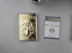 1999 Pokemon Burger King 23K Gold Plated Trading Card Lot of 3 Charizard W/ Box - Image 2