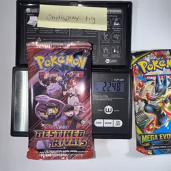 Mega Evolutions 22.85g Destined Rivals 22.48g Booster Pack Pokemon TCG 2 PACK - Image 3