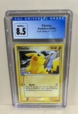 CGC 8.5 Pikachu Pokemon 2006 Pop Series 4 - Image 1