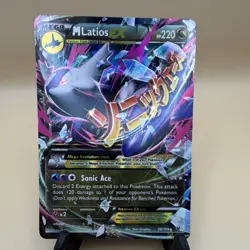 Pokemon M Latios EX 59/108 Roaring Skies Full Art Mega Holo Ultra Rare - Image 1