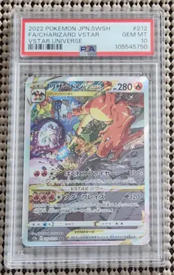 FA/Charizard Vstar Pokemon Japanese Sword & Shield Vstar Universe #212 PSA 10 - Image 2