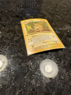 💎 MINT 💎 1999 Raichu 1st Edition Fossil Pokemon 14/62 - Image 3