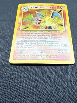 Pokemon TCG Charizard 4/102 Base Set,holo Unlimited 1999 SEE PICS! - Image 3