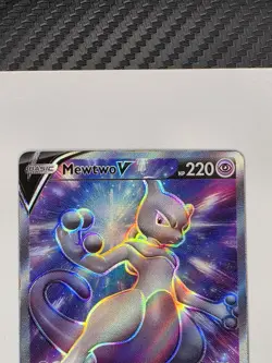 Mewtwo V SWSH229 Sword & Shield Black Star Promo Full Art Holo Pokemon TCG NM+ - Image 3