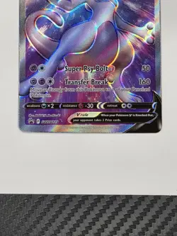 Mewtwo V SWSH229 Sword & Shield Black Star Promo Full Art Holo Pokemon TCG NM+ - Image 4
