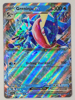 Greninja EX 041/142 Double Rare Stellar Crown English NM Pokemon TCG - Image 1
