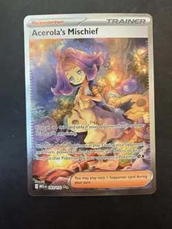 Pokemon Mega Evolution Acerola’s Mischief 183/132 Special Illustration Rare - Image 1